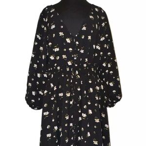 PLUS SIZE 2X FLOWER DRESS